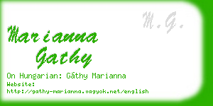 marianna gathy business card